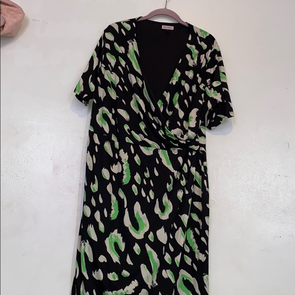 Faux Wrap Dress